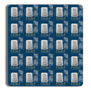 25 x 1 gram Platinum Bar - PAMP Multigram (Carded)