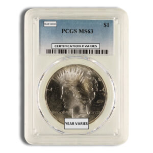 Peace Dollar - PCGS MS63 (Toned)