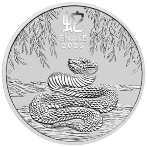 2025 1/2 oz Australia Silver Lunar Snake BU - Series III