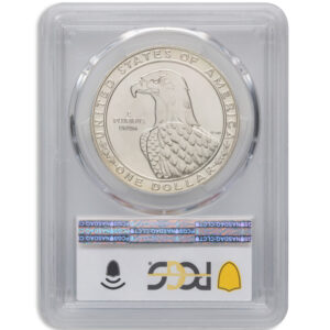 1983-P $1 LA Olympic Silver Commem - PCGS MS70