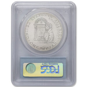 1992-D $1 White House Silver Commem - PCGS MS70