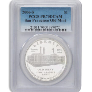 2006-S $1 Old S.F. Mint Silver Commem - PCGS PF70