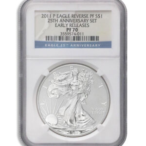 2011-P Reverse Proof Silver Eagle NGC PF70 Early Releases