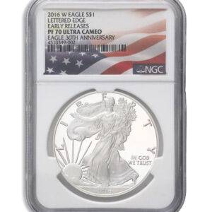 2016-W Proof Silver Eagle NGC PF70 Early Releases