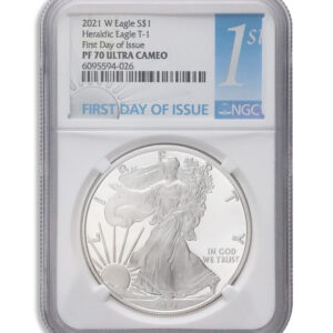 2021-W Proof Silver Eagle NGC PF70 Early Releases - Type 1