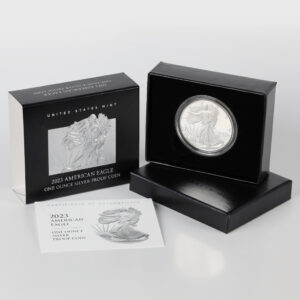 2023-W Proof Silver Eagle with Box & COA