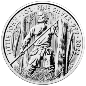 2022 1 oz Silver Great Britain Little John BU