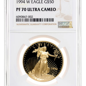 1994-W 1 oz Proof Gold Eagle $50 NGC PF70