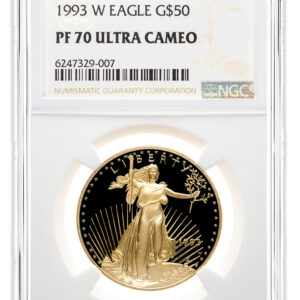 1993-W 1 oz Proof Gold Eagle $50 NGC PF70