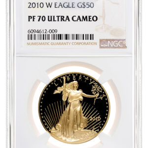 2010-W 1 oz Proof Gold Eagle $50 NGC PF70