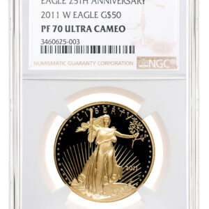 2011-W 1 oz Proof Gold Eagle $50 NGC PF70