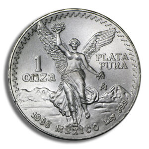 1986 1 oz Silver Mexican Libertad - BU