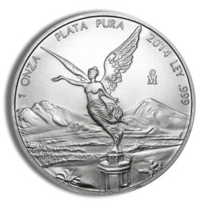 2014 1 oz Silver Mexican Libertad - BU
