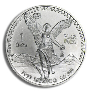1993 1 oz Silver Mexican Libertad - BU