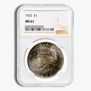 Peace Dollar - NGC MS60-MS62