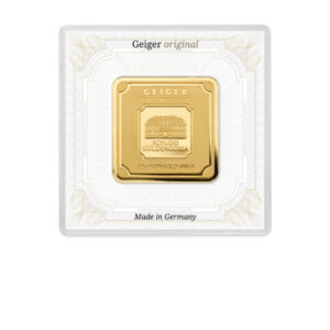 50 gram Gold Bar - Geiger (In Assay)
