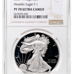2021-W Proof Silver Eagle NGC PF70 - Type 1