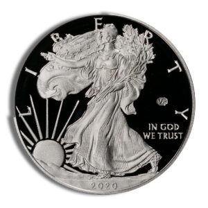 2020-W Proof Silver Eagle V75 Privy with Box & COA