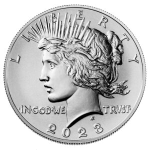 2023-P Peace Silver Dollar w/Box & COA